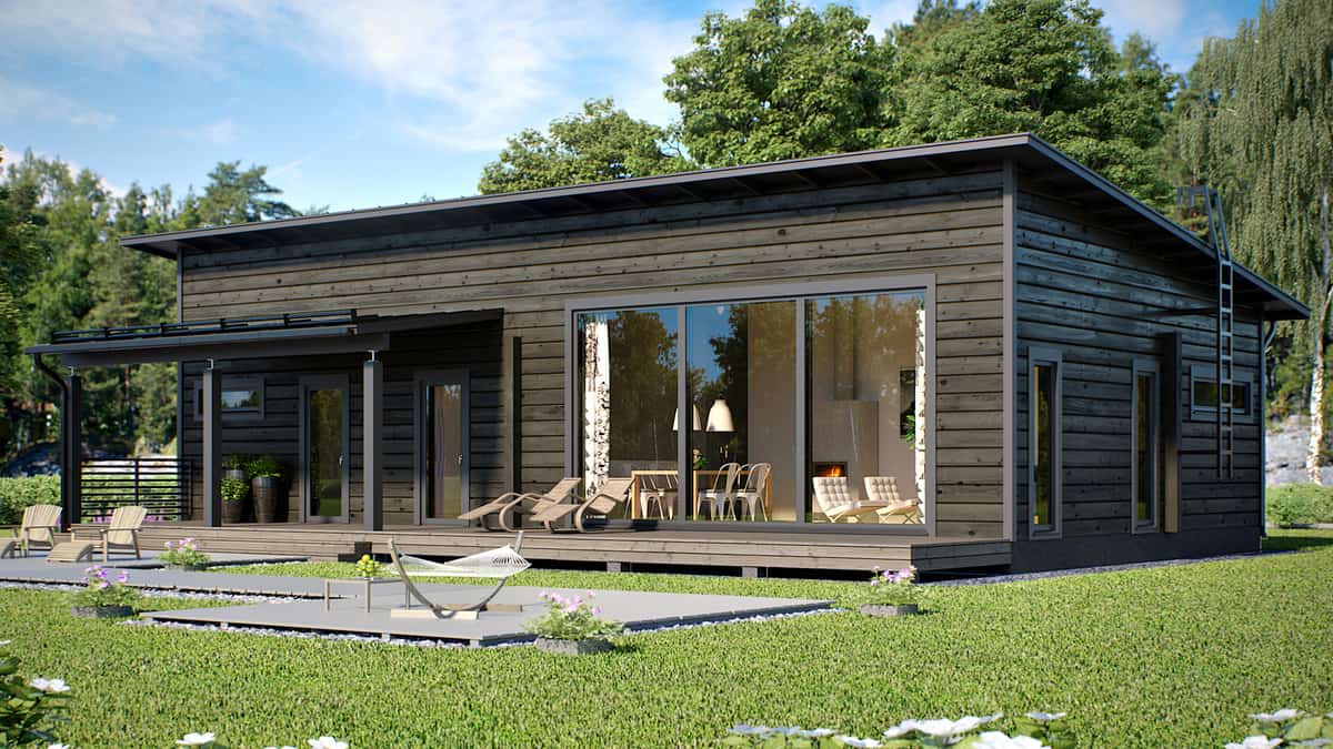 Дом из бруса 15×9 м Дом из бруса 15×9 м